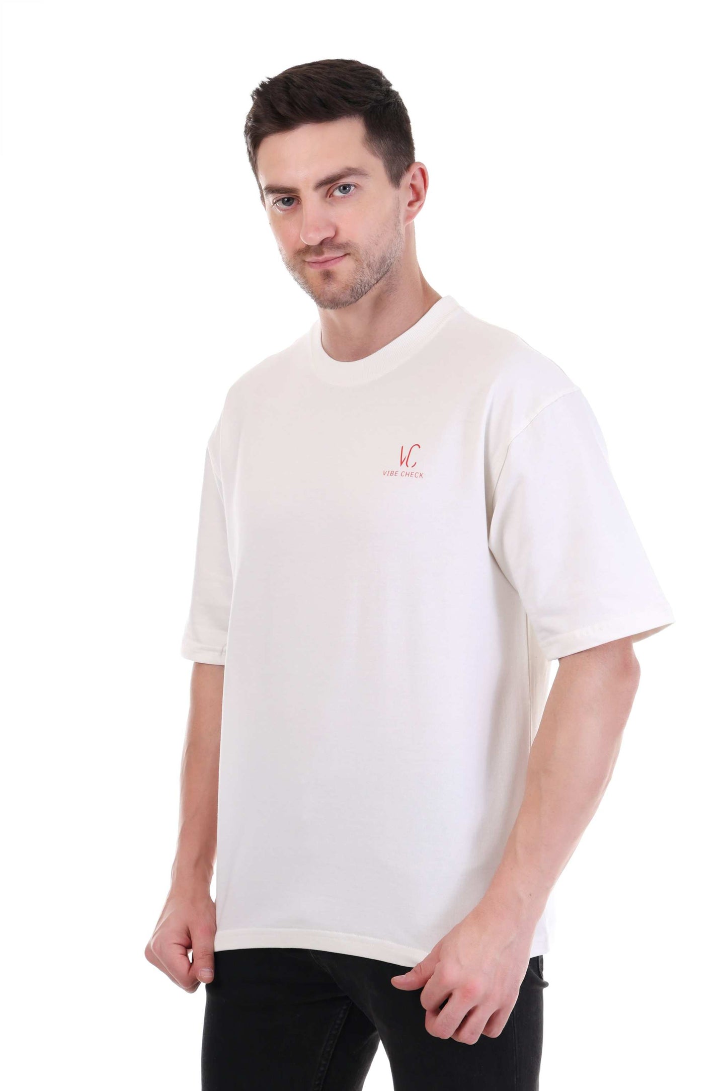 Fun Oversized T-shirt – Favourite Child Back Design in White